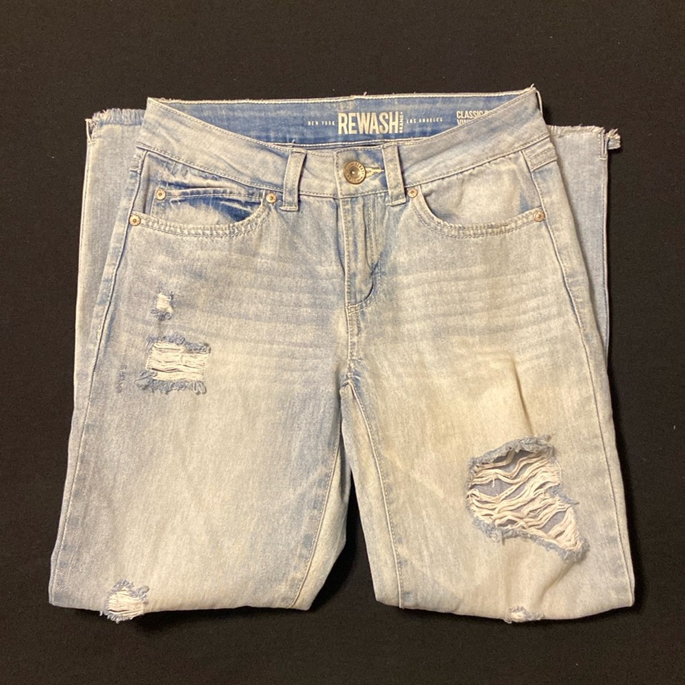 Rewash Classic Rise Vintage Reunion Lightwashed Jeans Size 3/26